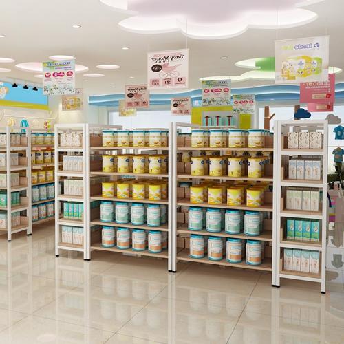婴幼儿用品展柜设计